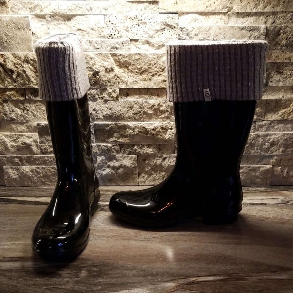UGG Rain Boots and Rain Boot Socks.